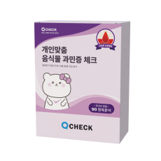 큐체크 지연성 알러지검사 음식물 과민증 검사 IgG 음식물 과민성검사 키트 1인용