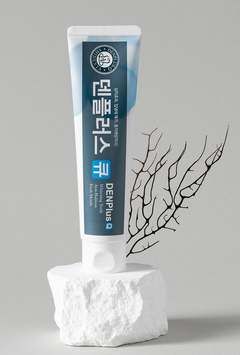 덴플러스 큐 화이트닝 치약130g